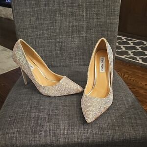 Steve Madden Women's Sparkling Heels - Silver